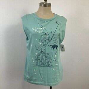 NWT Disney Women's Teal Graphic Tee, Size Medium